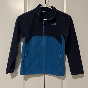 The North Face Brown and Gray Fleece Jacket